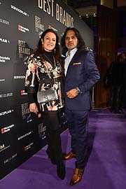 Christine Neubauer, Jose Campos  / Verleihung der Best Brands 2018 im Hotel Bayerischer Hof in München am 21.02.2018 / Foto: BrauerPhotos / G.Nitschke für Best Brands